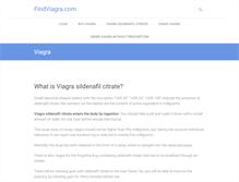 Tablet Screenshot of findviagra.com